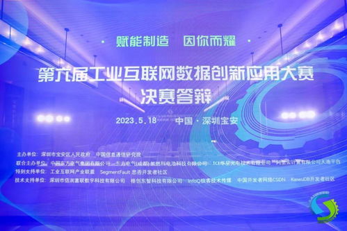 第六屆工業(yè)互聯(lián)網(wǎng)數(shù)據(jù)創(chuàng)新應(yīng)用決賽在深舉行 釋放工業(yè)數(shù)據(jù)價(jià)值，賦能產(chǎn)業(yè)數(shù)字升級